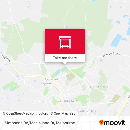 Simpsons Rd / Mcclelland Dr (Eaglehawk) stop Routes, Schedules, and Fares