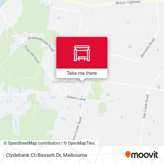 Clydebank Ct/Bassett Dr map