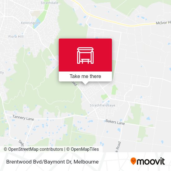 Brentwood Bvd/Baymont Dr map