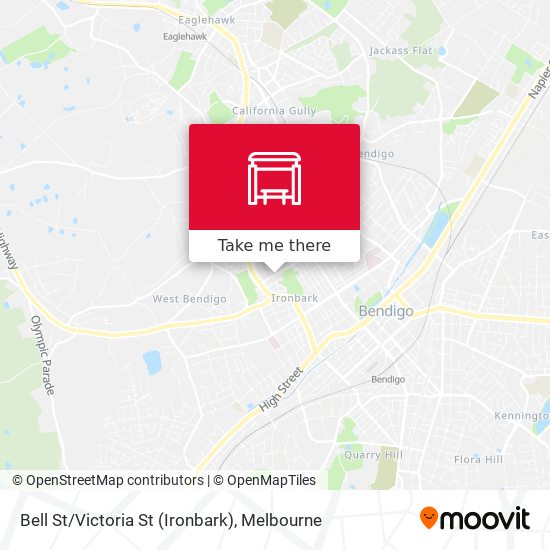 Bell St/Victoria St (Ironbark) map