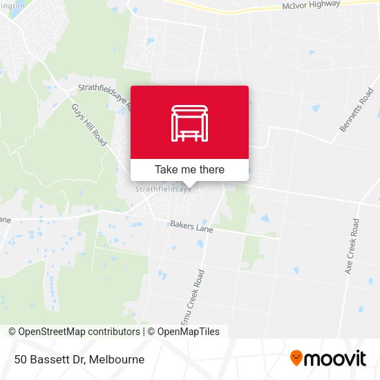 50 Bassett Dr map