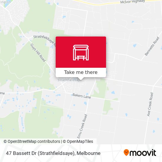 47 Bassett Dr (Strathfieldsaye) map