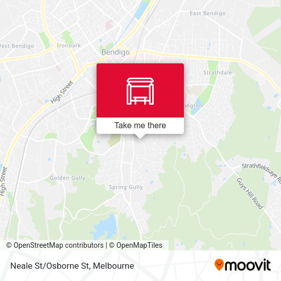 Neale St/Osborne St map