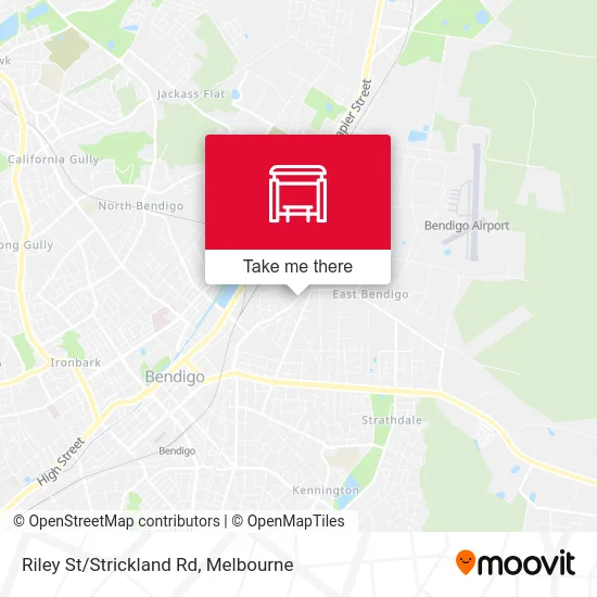 Mapa Riley St/Strickland Rd