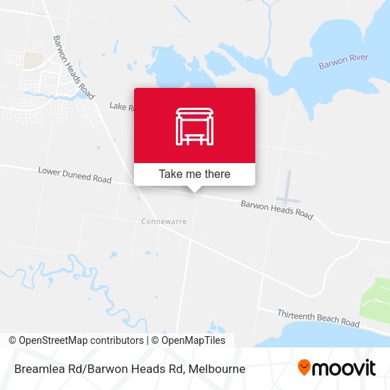 Breamlea Rd/Barwon Heads Rd map