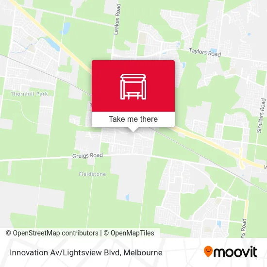 Mapa Innovation Av/Lightsview Blvd