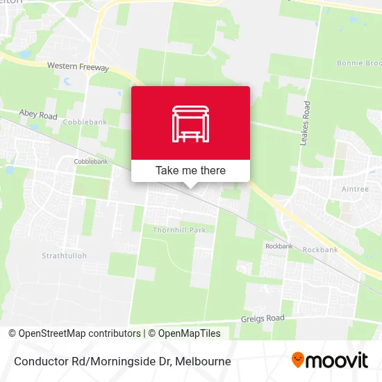 Mapa Conductor Rd/Morningside Dr