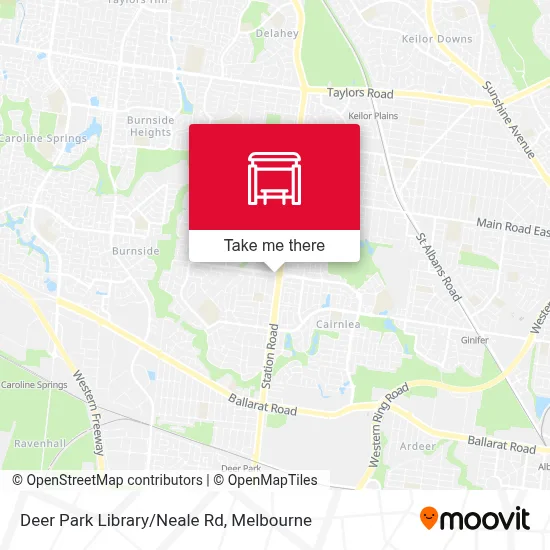 Mapa Deer Park Library/Neale Rd