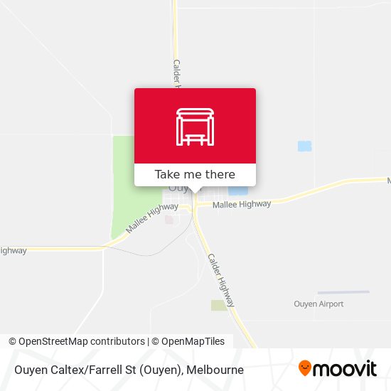 Ouyen Caltex / Farrell St map