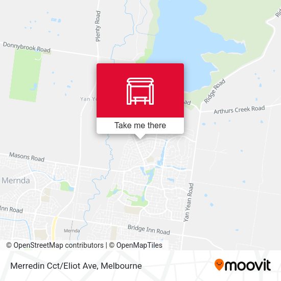 Merredin Cct/Eliot Ave map