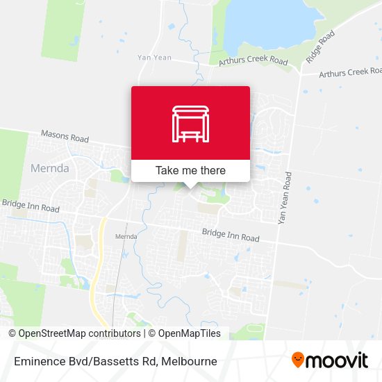 Eminence Bvd/Bassetts Rd map