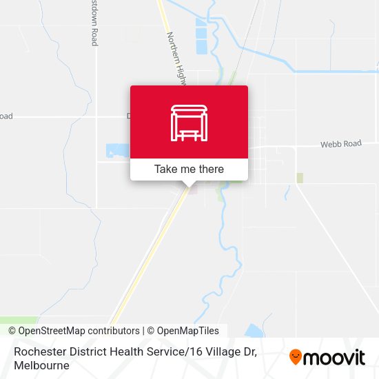 Rochester District Health Service / 16 Village Dr map