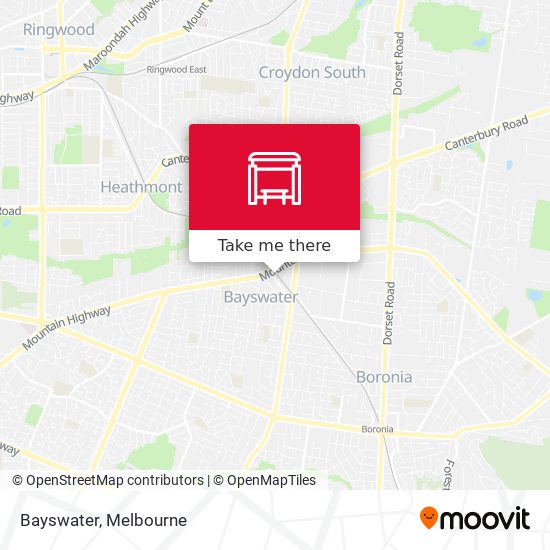 Mapa Bayswater