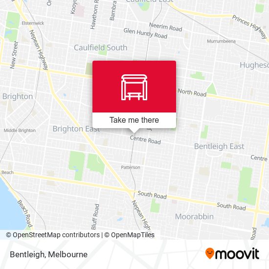 Bentleigh map