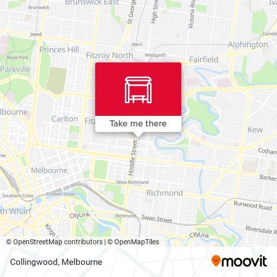 Collingwood map