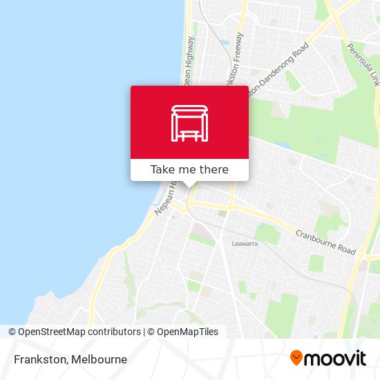 Mapa Frankston