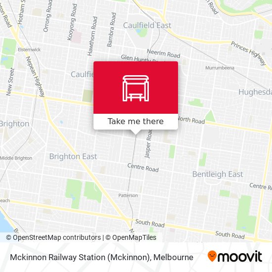 Mckinnon Railway Station map