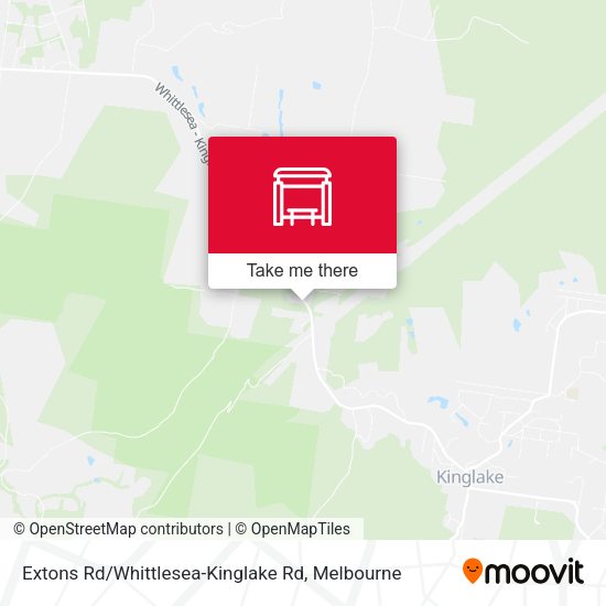 Extons Rd / Whittlesea-Kinglake Rd map