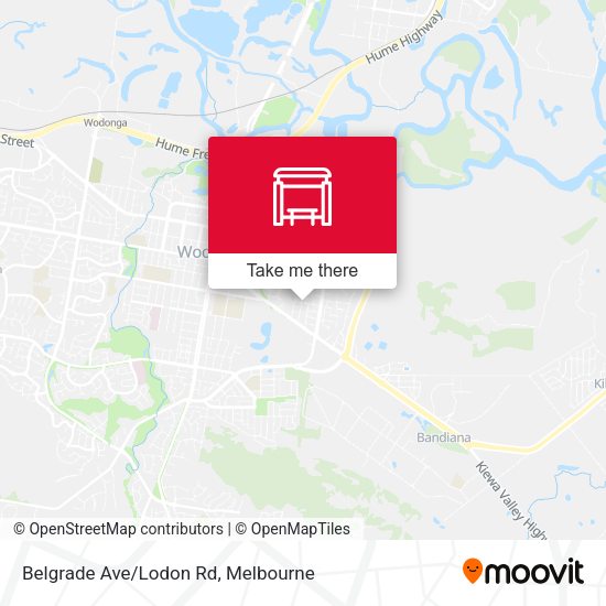 Belgrade Ave/Lodon Rd map