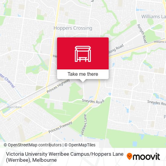 Victoria University Werribee Campus / Hoppers Lane map