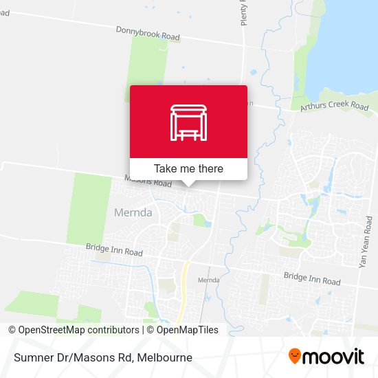 Sumner Dr/Masons Rd map