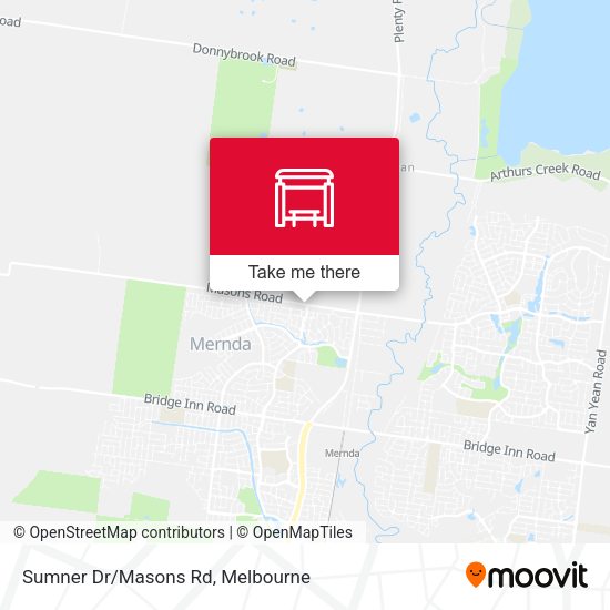 Sumner Dr/Masons Rd map