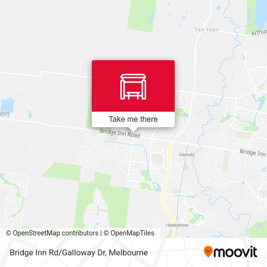 Bridge Inn Rd/Galloway Dr map