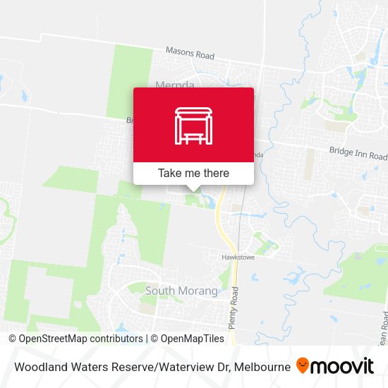 Woodland Waters Reserve / Waterview Dr map