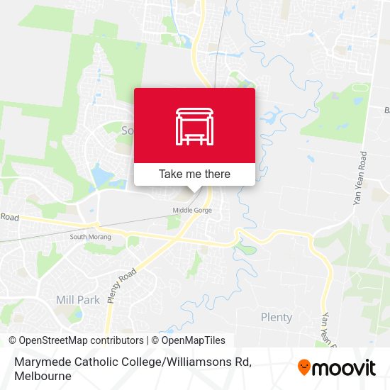 Marymede Catholic College / Williamsons Rd map