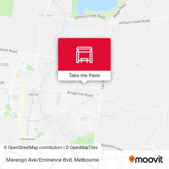 Marengo Ave/Eminence Bvd map