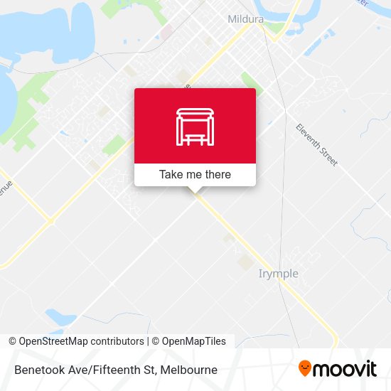 Benetook Ave/Fifteenth St map