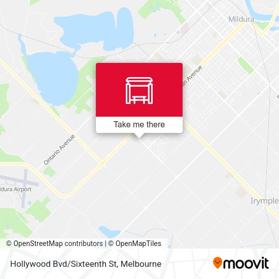 Hollywood Bvd/Sixteenth St map