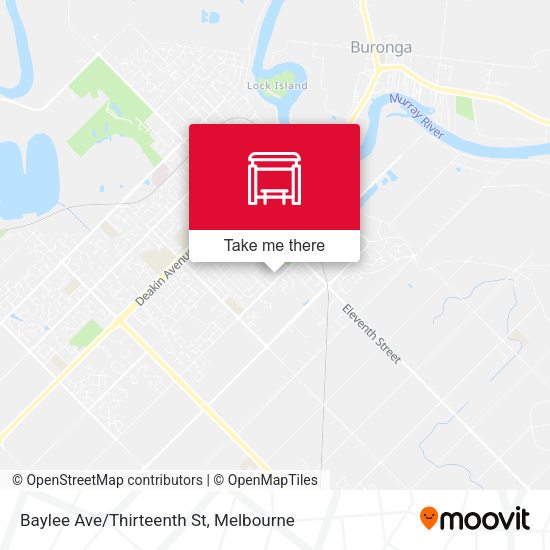 Baylee Ave/Thirteenth St map