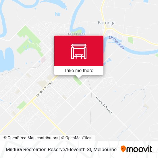 Mildura Recreation Reserve / Eleventh St map