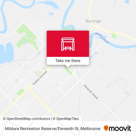 Mildura Recreation Reserve / Eleventh St map