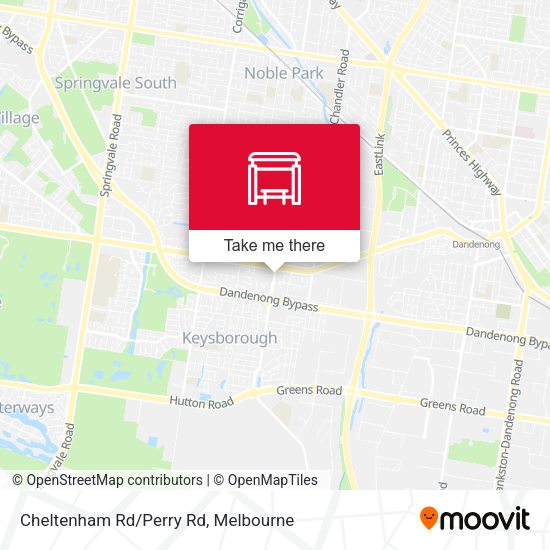 Cheltenham Rd/Perry Rd map
