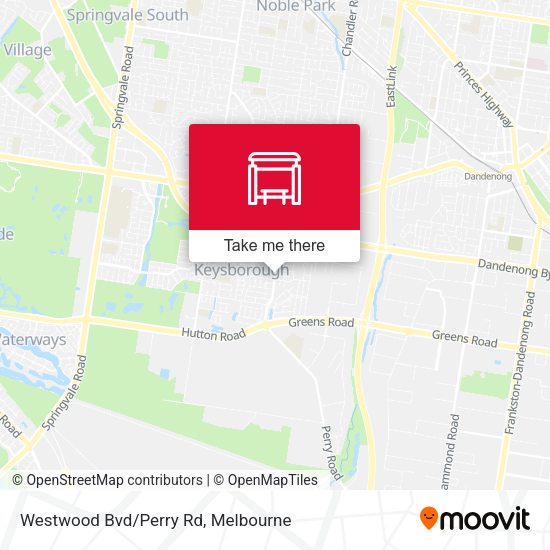 Westwood Bvd/Perry Rd map