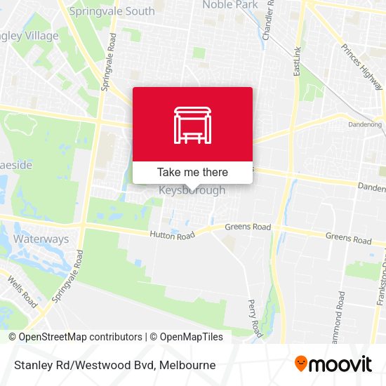 Stanley Rd/Westwood Bvd map