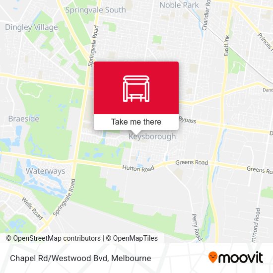 Chapel Rd/Westwood Bvd map