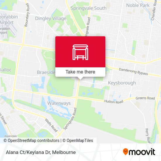Alana Ct/Keylana Dr map
