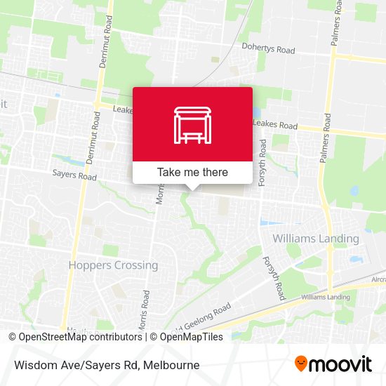 Wisdom Ave/Sayers Rd map