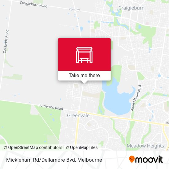 Mickleham Rd/Dellamore Bvd map