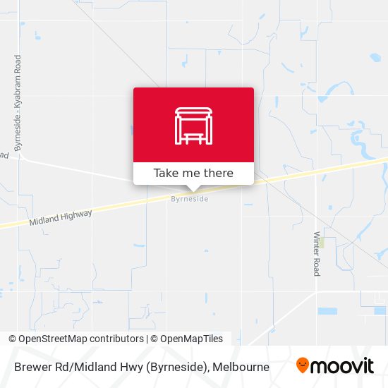 Brewer Rd / Midland Hwy (Byrneside) map