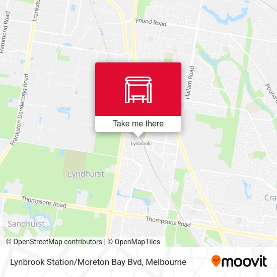 Lynbrook Station / Moreton Bay Bvd map