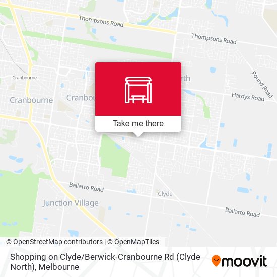 Shopping on Clyde / Berwick-Cranbourne Rd (Clyde North) map