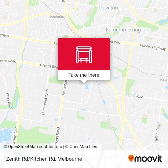 Zenith Rd/Kitchen Rd map