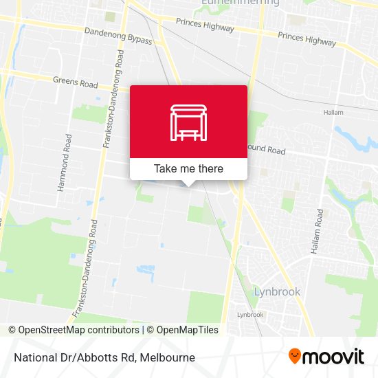 National Dr/Abbotts Rd map