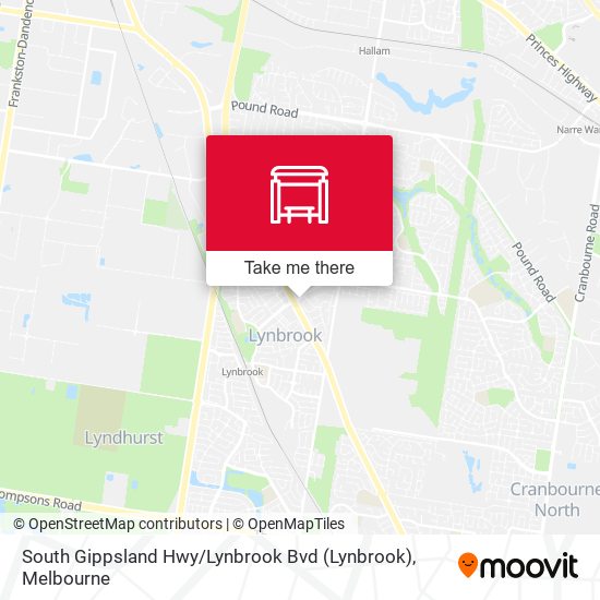 South Gippsland Hwy / Lynbrook Bvd map