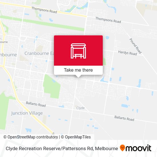Clyde Recreation Reserve / Pattersons Rd map