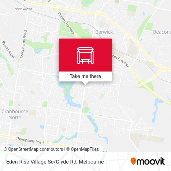 Eden Rise Village Sc/Clyde Rd map